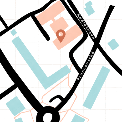 Mapa – Česká 318, Kopřivnice